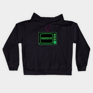 Retro TV | Watch TV | Pop Art Kids Hoodie